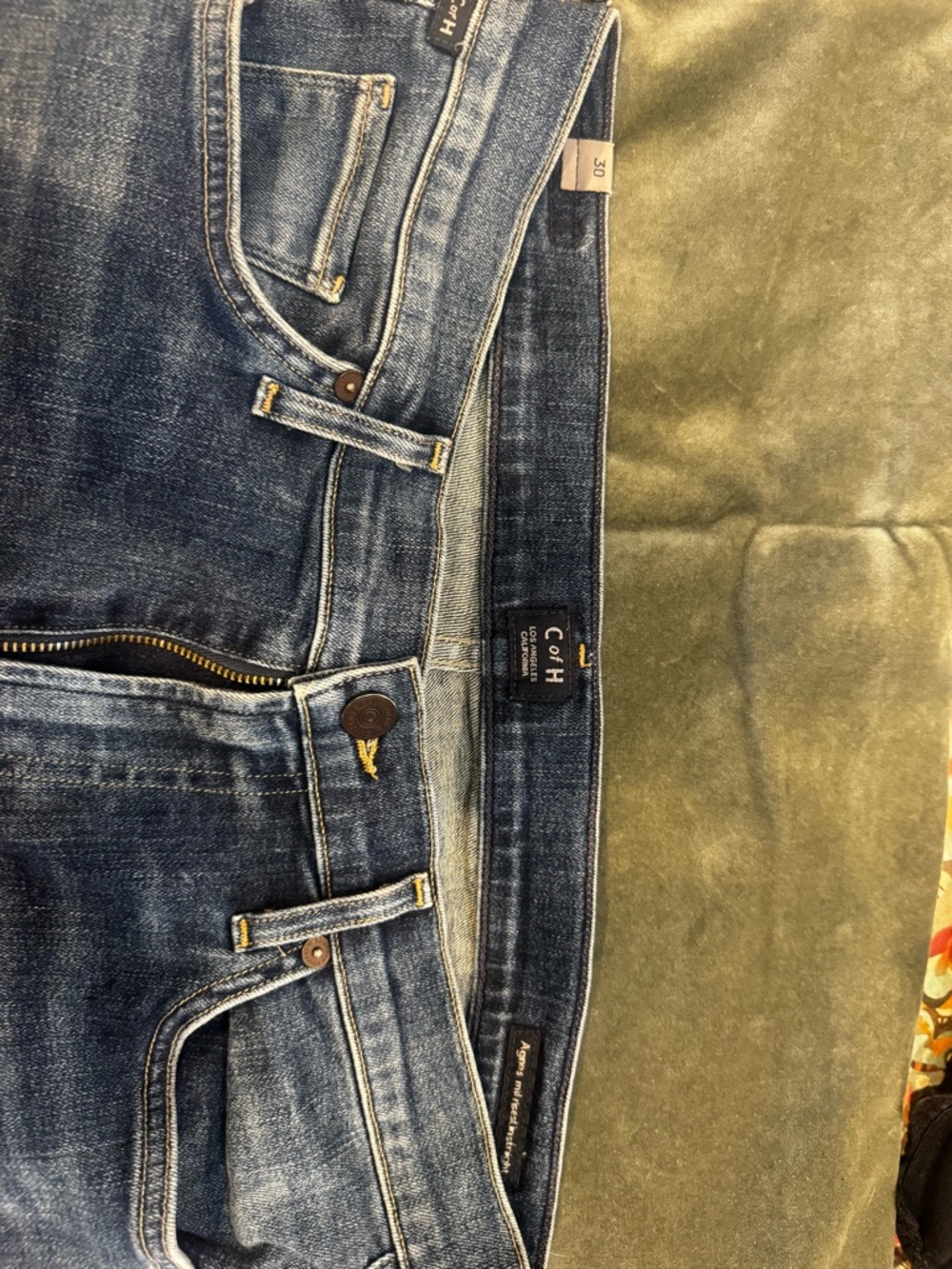 Women’s  Dark Blue Slim Leg Citizens of Humanity Jeans - Picture 2 of 6